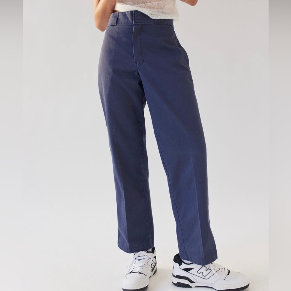 dickies urban outfitters vintage repurposed navy blue pants